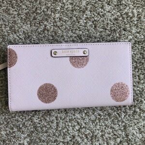Kate Spade Glitter Polka Dot Stacy Wallet